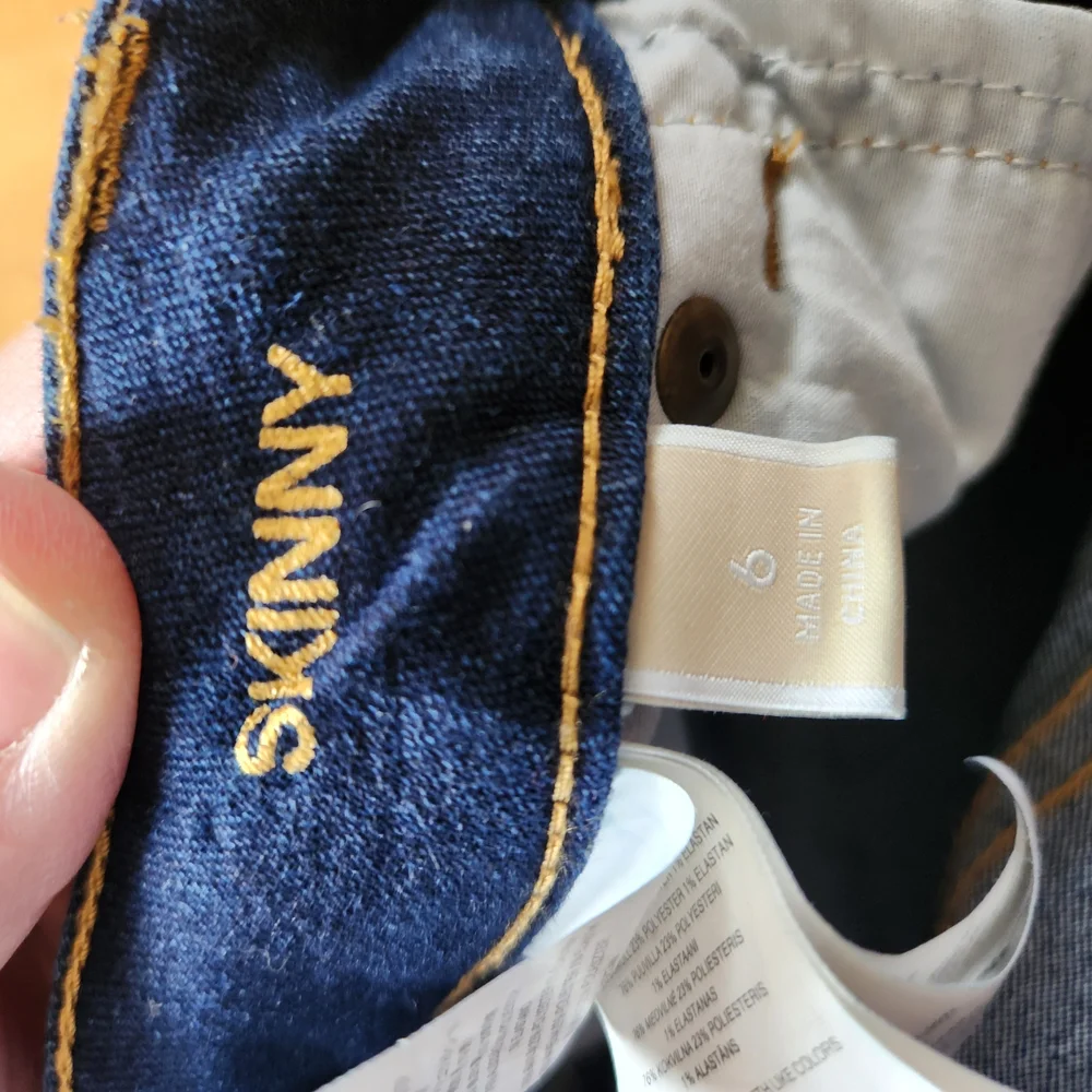 Dark Blue Skinny Jeans - Picture 4 of 5